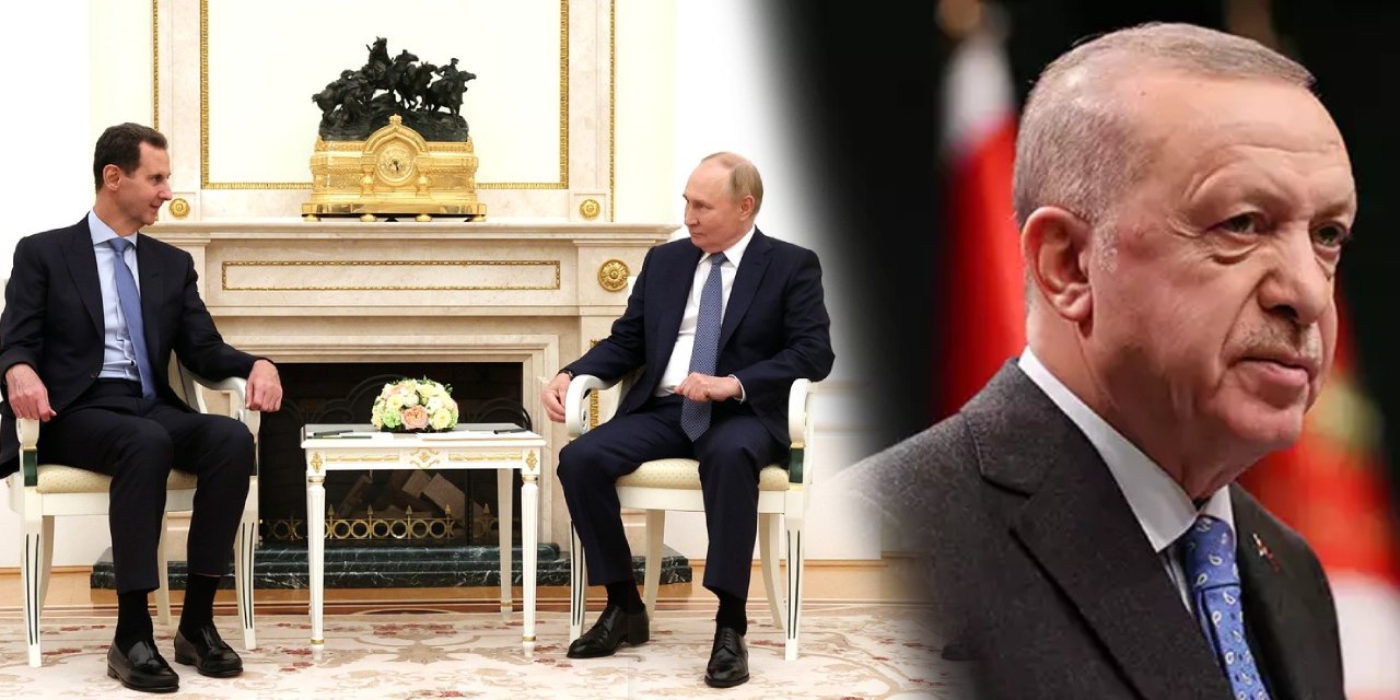 Putin ve Esad Moskova’da görüştü! Gözler Erdoğan’da
